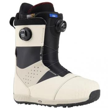 Burton Ion BOA 2024 Botas Snowboard blancas con sistema de cierre BOA, diseño ergonómico, aislamiento térmico, suela de goma y soporte para el tobillo