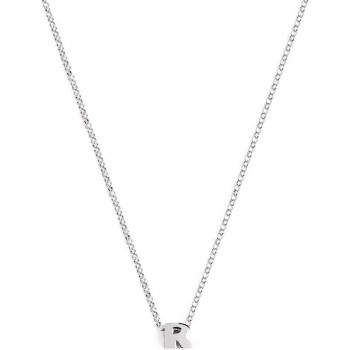 Collar Singularu Personalizado Single Letter Plata - Letra R