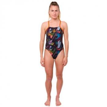 Bañador Aqua Sphere Essential Tie Back mujer negro azul verde - 40