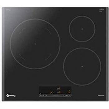 Balay 3Eb865Aq - Encimera Inducción Antracita, zona 28 Cm, Biselada