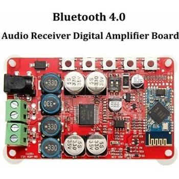 WINGONEER TDA7492P 2 x 25 vatios de doble canal amplificador digital inalámbrica Bluetooth 4.0 Receptor de audio amplificador de 25W + 25W Junta