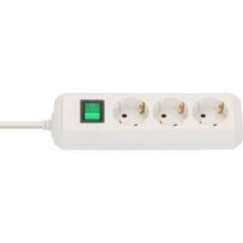 Regleta Brennenstuhl 1152320400 - Blanco - Interruptor de Encendido/apagado - 3m