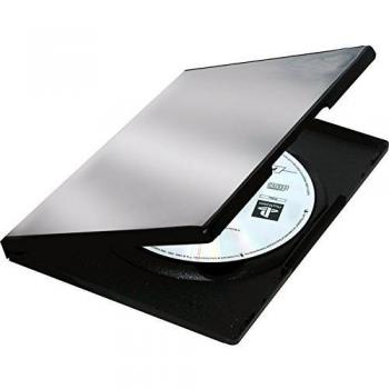 Fellowes 9830201 - Pack de 10 Cajas Estuche para DVDs Slim