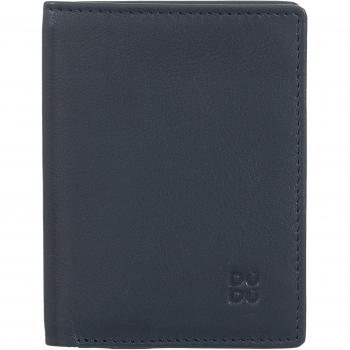 Cartera de hombre pequeña Dudu en piel de becerro napa con tarjetero, delgada con titular de tarjeta de crédito y efectivo, compacta, con protección RFID