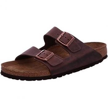 Birkenstock Arizona SFB Leather Women's Casual Mules in Brown
