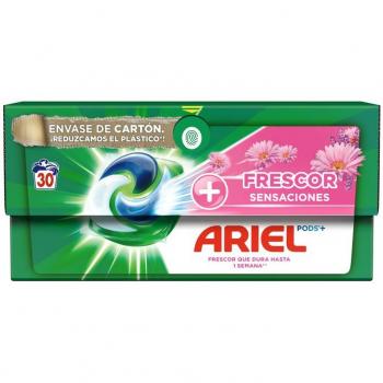 Detergente en cápsulas Todo En Uno Pods Sensaciones Ariel - 30 lavados