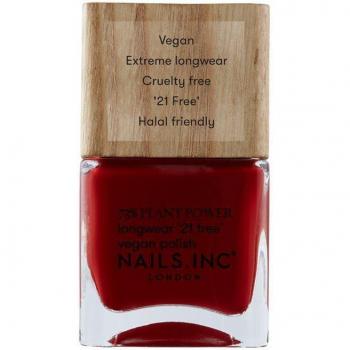 Esmalte de Uñas Vegano de Larga Duración Nails Inc 73% Plant Power Tono Swear By Salutation 14ml