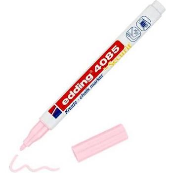 Marcador de Tiza Edding 4085, 1-2 mm, Rosa Pastel, Alta Opacidad