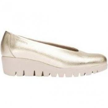 WONDERS C-33100 Zapato mocasín de piel con cuña y plataforma
