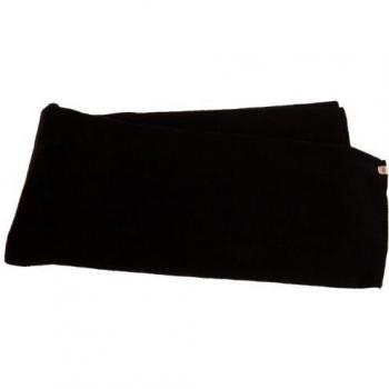 Levi's Chic Black Acrylic Logo Scarf for Men