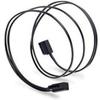 Silverstone SST-CP11-500 - Cable SATA III Ultra Delgado 6Gbps, ángulo de 90°, Conectores de Perfil súper bajo, 50cm