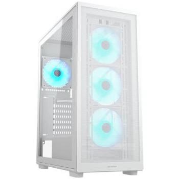 Caja Gaming Cougar MX220 RGB Blanca - Torre ATX Intermedia - 4 Ventiladores ARGB 120mm - USB 3.2 Gen 2 Type C