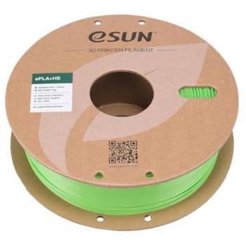 Filamento 3D eSUN PLA+HS Verde Pico 1,75 mm 1 kg Alta Velocidad Precisión +/- 0.03 mm