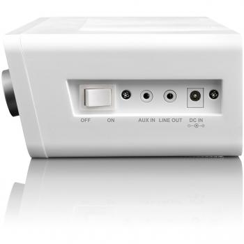 Lenco KCR-2014 - Radio (Internet, Digital, FM, PLL, 4W, 6,1 cm (2.4), 23,7 cm) Color Blanco