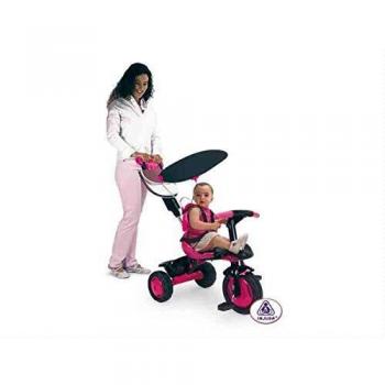 INJUSA - Triciclo Free Pink con Cesta Trasera, Color Rosa