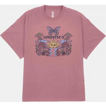 Camiseta Mujer Converse NATURE Marrón - Estilo Crop Top