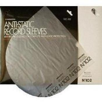50 Fundas Interiores ANTIESTATICAS para Discos DE Vinilo LP Marca NAGAOKA RS-LP / Ref.2363
