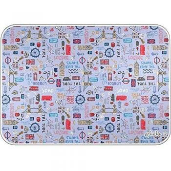 Grafoplás 9252627. Vade Escolar para Proteger Escritorio, PVC, Colección Epluche, Londres, 47x33cm