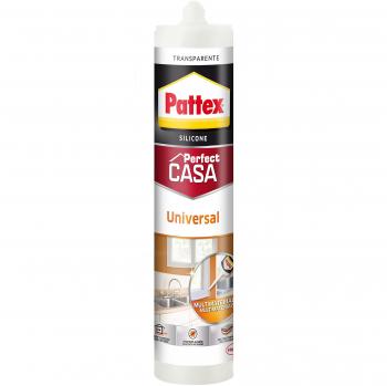 Pattex Universal Perfect Casa, silicona, interior y exterior, incoloro 280ml