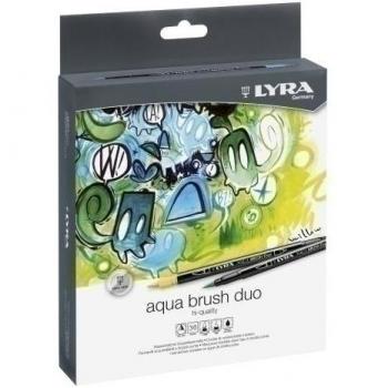 Rotulador Lyra Aqua Brush Duo - Estuche de 36 colores