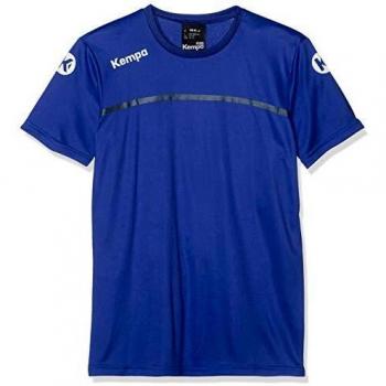 Kempa Emotion 2.0 Poly Shirt Camiseta de Juego, Hombre, Azul Royal/Azul Marino, 128