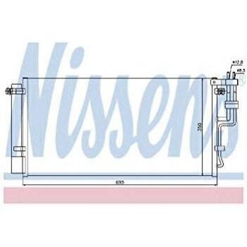 Condensador de aire acondicionado NISSENS 94993 con secador, Aluminio, compatible con KIA CARENS 3, refrigerante R 134a