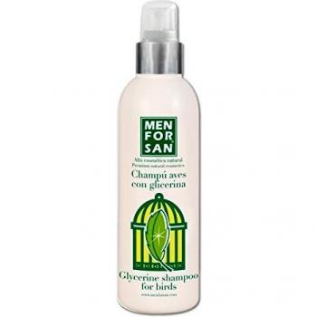 MENFORSAN Champú Aves Abrillantador de Plumas con glicerina - 125 ml