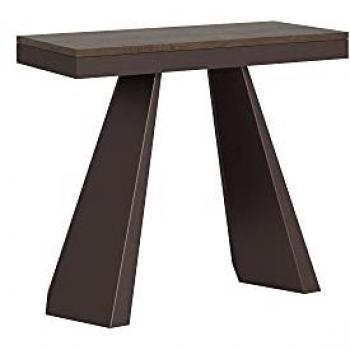 Consola Extensible 90x40/300 cm Diamond Evolution Estructura Oso Nogal