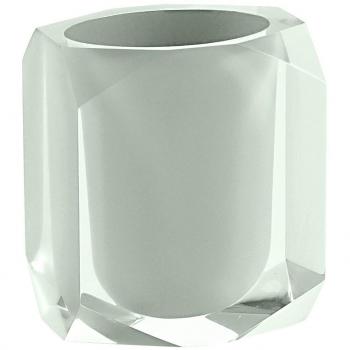 Gedy Chanelle Portacepillos, Resina, Verde, 7x9x10,5