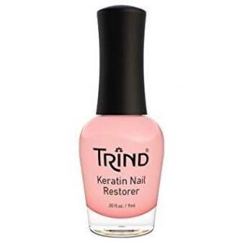 Restaurador de Uñas Trind con Queratina, Fortalecedor para Uñas Dañadas 9 ml