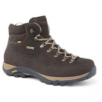 Botas de Senderismo Zamberlan 320 New Trail Lite Evo Goretex para Hombre en Piel Nobuck Color Marrón Oscuro