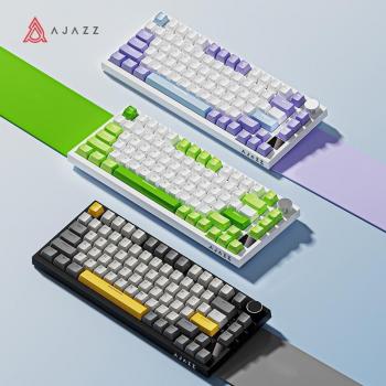 Teclado Mecánico AJAZZ AK820 Pro 75% Triple Modo Hot Swap con Pantalla TFT y Retroiluminación RGB