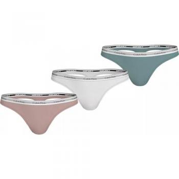 Pack de 3 Tangas Calvin Klein - Modern Logo Multicolor para Mujer
