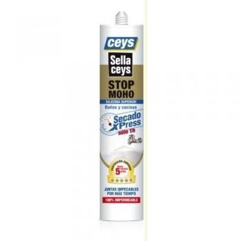 Silicona Antimoho Ceys Stop Moho Secado Express, Blanco, 280ml