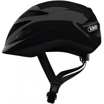 ABUS Hubble 1.1 Fahrradhelm, Unisex Adulto, Shiny Black, M