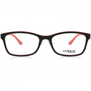 Vogue Eyewear VO5115D Asian Fit 2474 Women's Eyeglasses Black Size 53 (Frame Only) - Blue Light Block Available