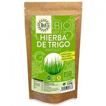 Solnatural Hierba De Trigo En Polvo 125 Gr 125 Gramos 200 ml