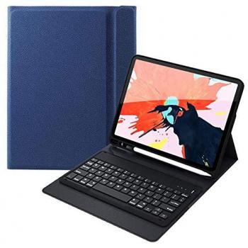Funda Teclado Bluetooth Azul para iPad Pro 11