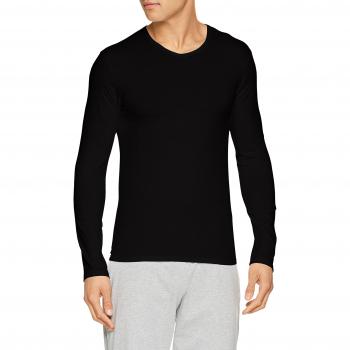 Abanderado ASA040Y, Camiseta X-Temp con Manga larga para Hombre, Negro, XXX-Large