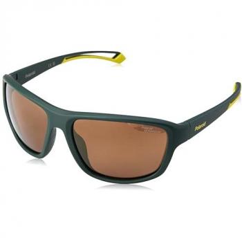 Gafas de Sol Polaroid PLD 7049 GP7 Unisex Rectangulares Verde y Amarillo con Protección Adrialente