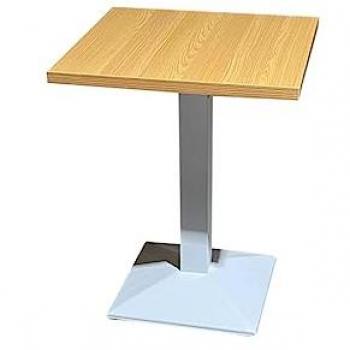 Mesa Auxiliar Kuat Blanca 70 cm - Madera Clara