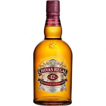 Estuche Chivas Regal 12 Años + Vaso de regalo