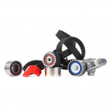 Kit de Distribución Gates K015537XS - Juego de correas de distribución, incluye correa de distribución, tensor y polea