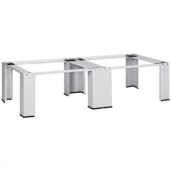 Sonata Double Stand for Dryer and Washer, White