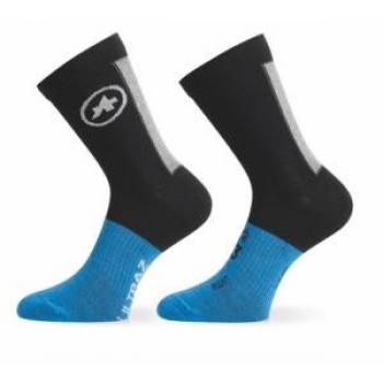 Calcetines Assos Winter 2022 - Calcetines de invierno, color negro, diseño ergonómico, material térmico y transpirable, soporte en el arco del pie, altura media