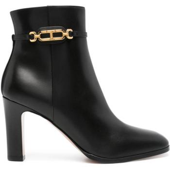 Tom Ford Women's Whitney Leather Heel Boots in Black | Size 41 | W3520LCL002G1N001