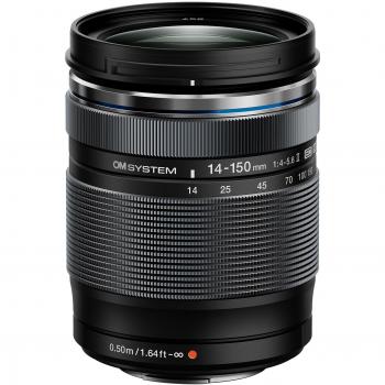 Objetivo OM System M.Zuiko Digital ED 14-150mm F4.0-5.6 II, Zoom Estándar, Compatible con Cámaras MFT (OM SYSTEM, Olympus OM-D y PEN, Panasonic G-Series),
