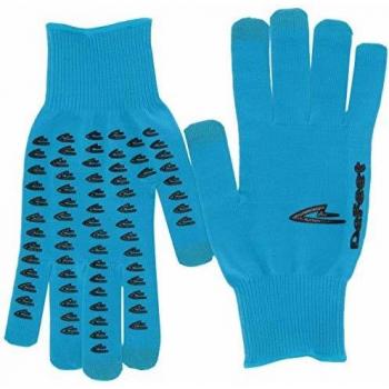 DeFeet et Dura Guante, Color Ocean Blue with Black Grippies, tamaño Medium