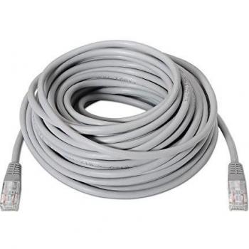 NanoCable 10.20.0130 - Cable de red Ethernet RJ45 Cat.5e UTP AWG24, Gris, latiguillo de 30mts