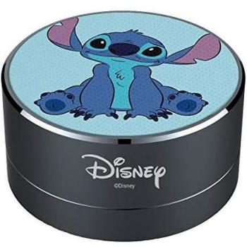 Disney Stitch Altavoz Bluetooth Portátil Inalámbrico 3W con Micrófono Incorporado, Radio FM, Ranura para Tarjeta Micro SD y Batería Recargable de ERT GROUP